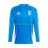 Camisola Itália Homem Equipamento Primeiro Euro 2024 Manga Comprida
